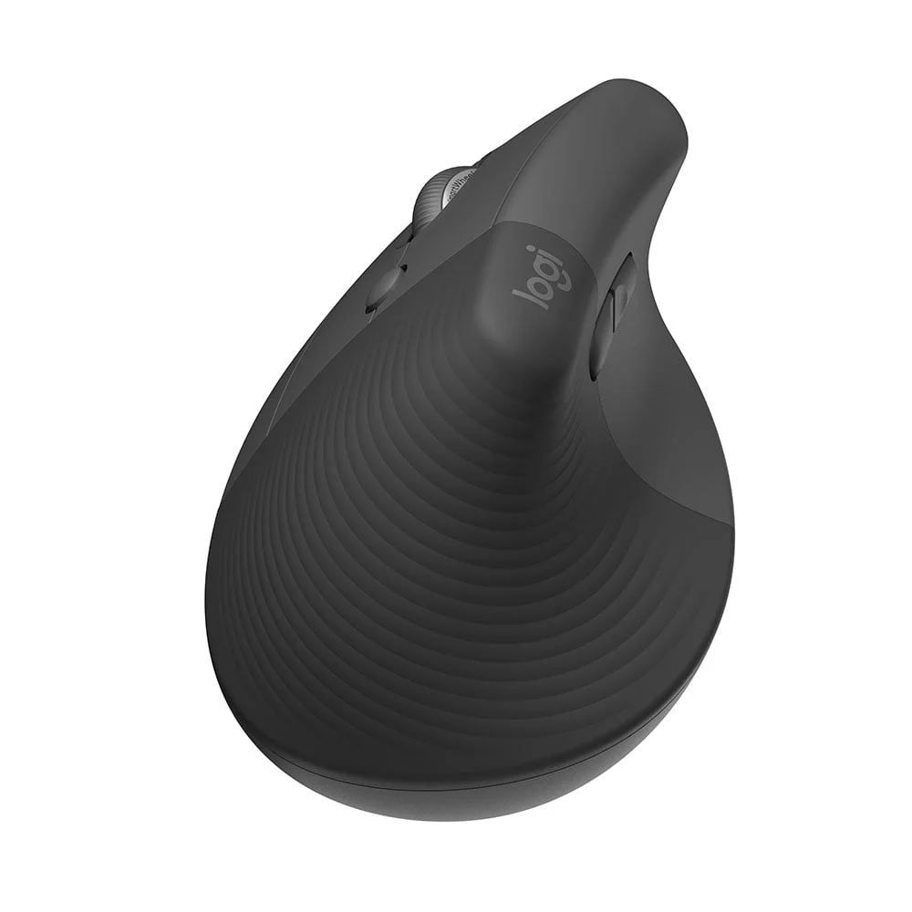 Imagem 4 de 5 do produto Mouse Sem Fio Logitech Lift Left, Para Canhotos, Grafite - 910-006467