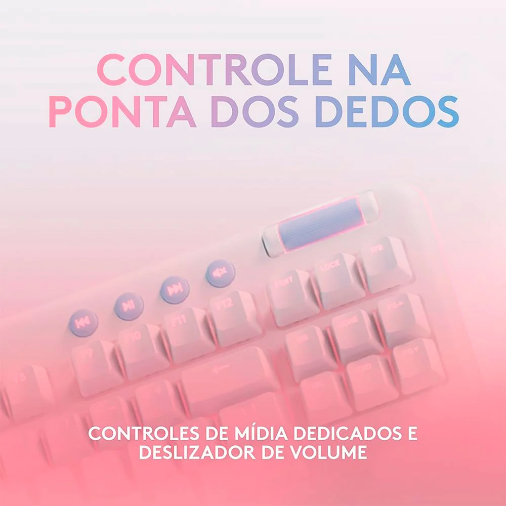 Imagem 3 de 5 do produto Teclado Mecânico Gamer Logitech G713 RGB Lightsync, Com Switch Gx Brown Tactile - 920-010701