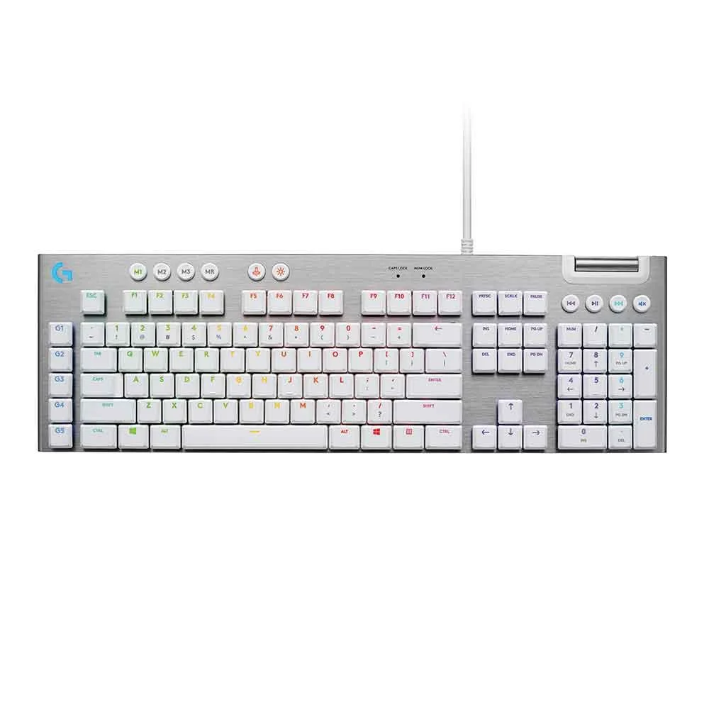 Teclado Mecânico Logitech G G815 Tactile Branco