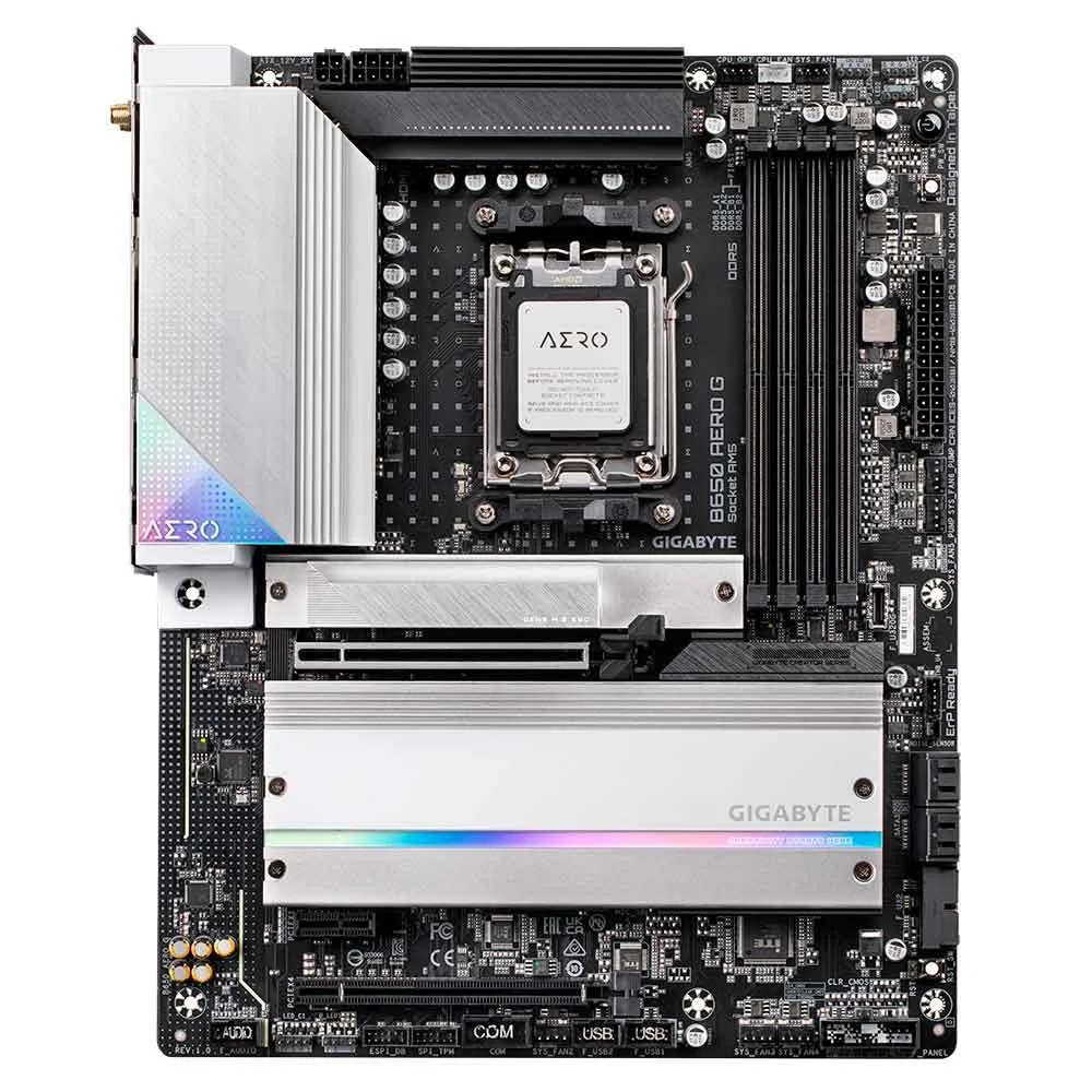 Placa-Mãe Gigabyte B650 Aero G, AMD Am5, Atx, Ddr5 6
