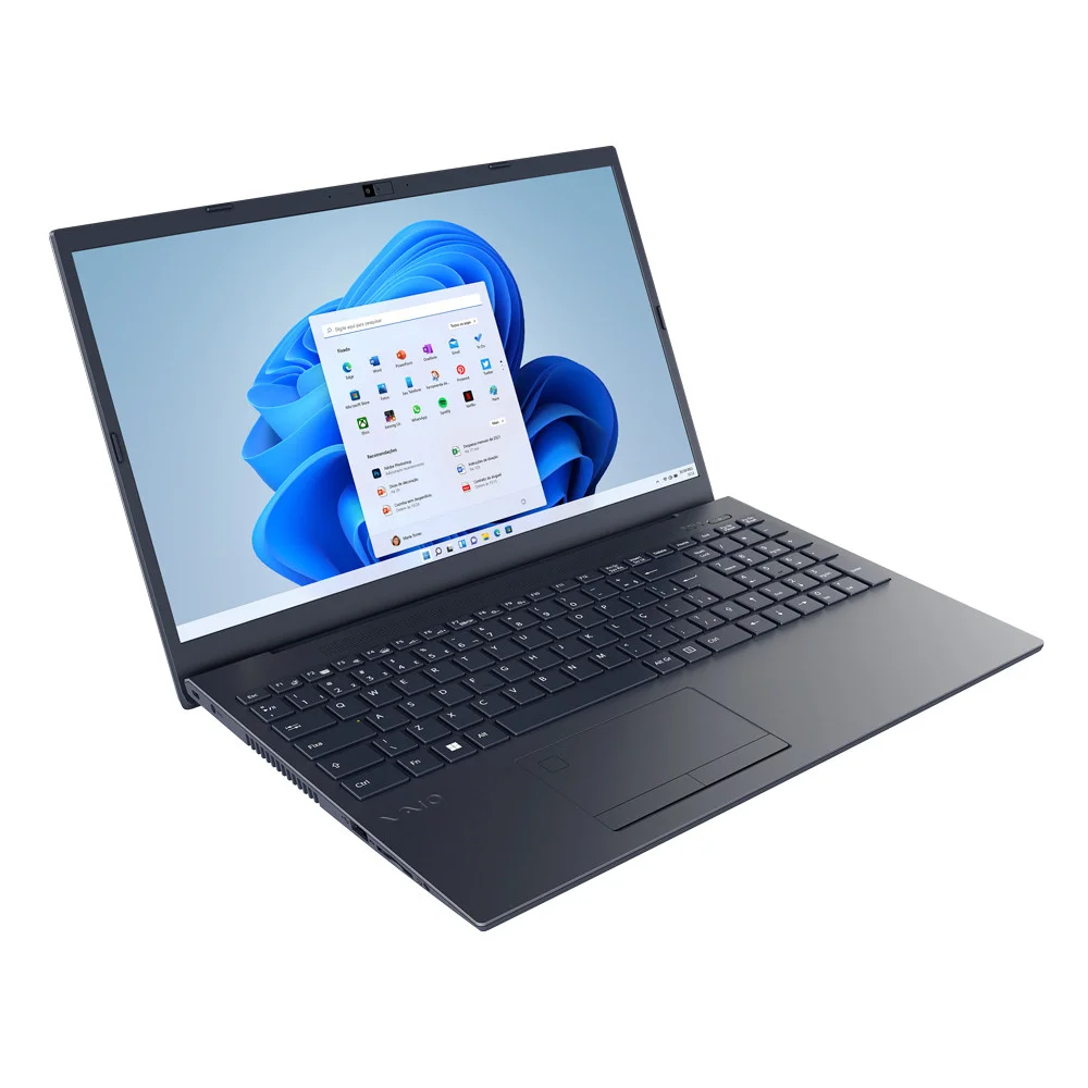 Imagem 5 de 5 do produto Notebook Vaio Fe15, FHD I5-1235u, 8GB, SSD 256GB, Windows 11 Home, Tela 15.6 Polegadas, Cinza Escuro - Vjfe54f11x-b0111h