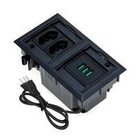 Caixa De Tomada Connect Caixa Tomada 4 Blocos Embutir, 2 Tom, 20a 3usb 5.2a Pt