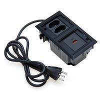 Caixa De Tomada Connect, 4 Blocos Embutir, 2 Tomadas 10a, 2 Usb 9.0a
