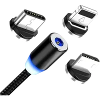 Cabo Magnético Usb Para Carregamento Rápido 3 Em 1