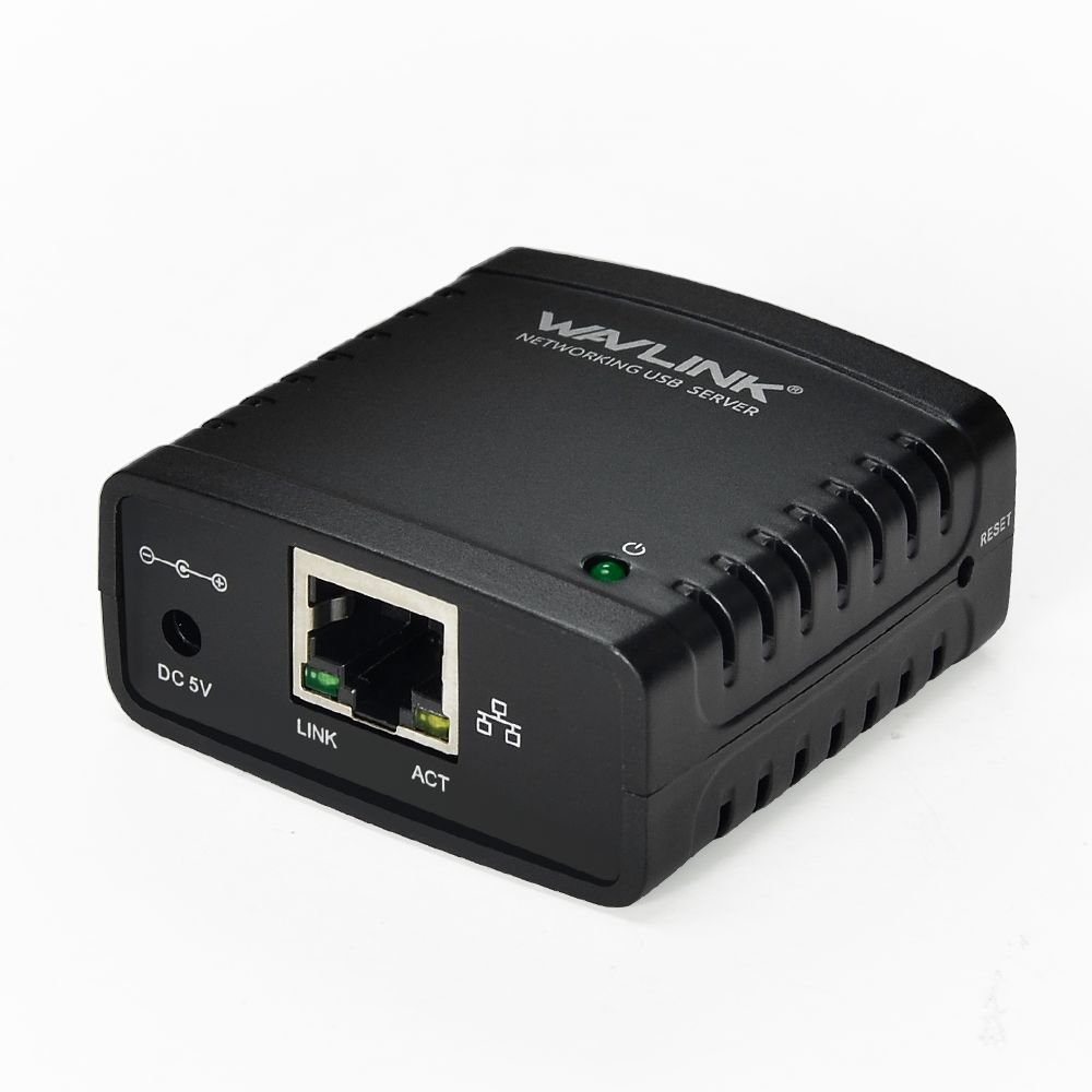 Servidor De Impressão Wavlink Network LPR Print Server, USB 2.0 Wl Nu78m41