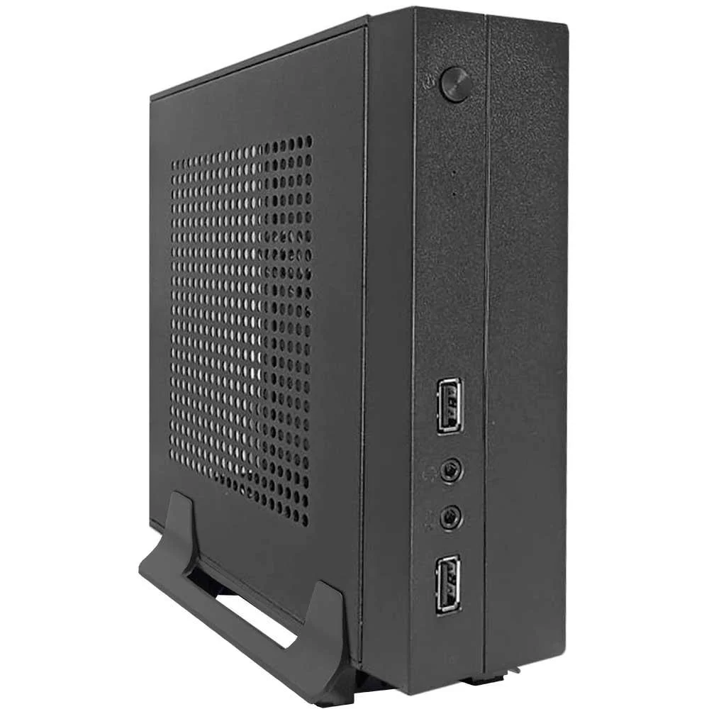 Gabinete K-mex Mini Itx Gi-228e, C/ Placa Conversora E Adaptador Externo 60w - Gi228ekd0010b0x