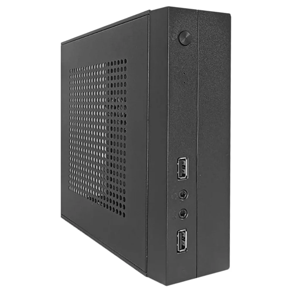 Gabinete K-mex Mini Itx Gi-228e, C/ Placa Conversora E Adaptador Externo 60w - Gi228ekd0010b0x