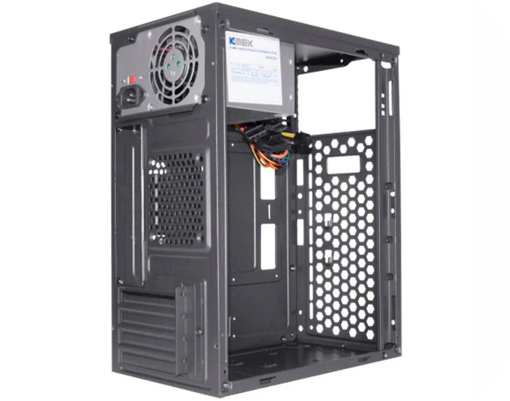 Imagem 4 de 5 do produto Gabinete K-mex Gm-02nb, Preto, C Fonte, Px-300, 200w, Com Cabo C, Usb 2.0+ Audio Ac´97