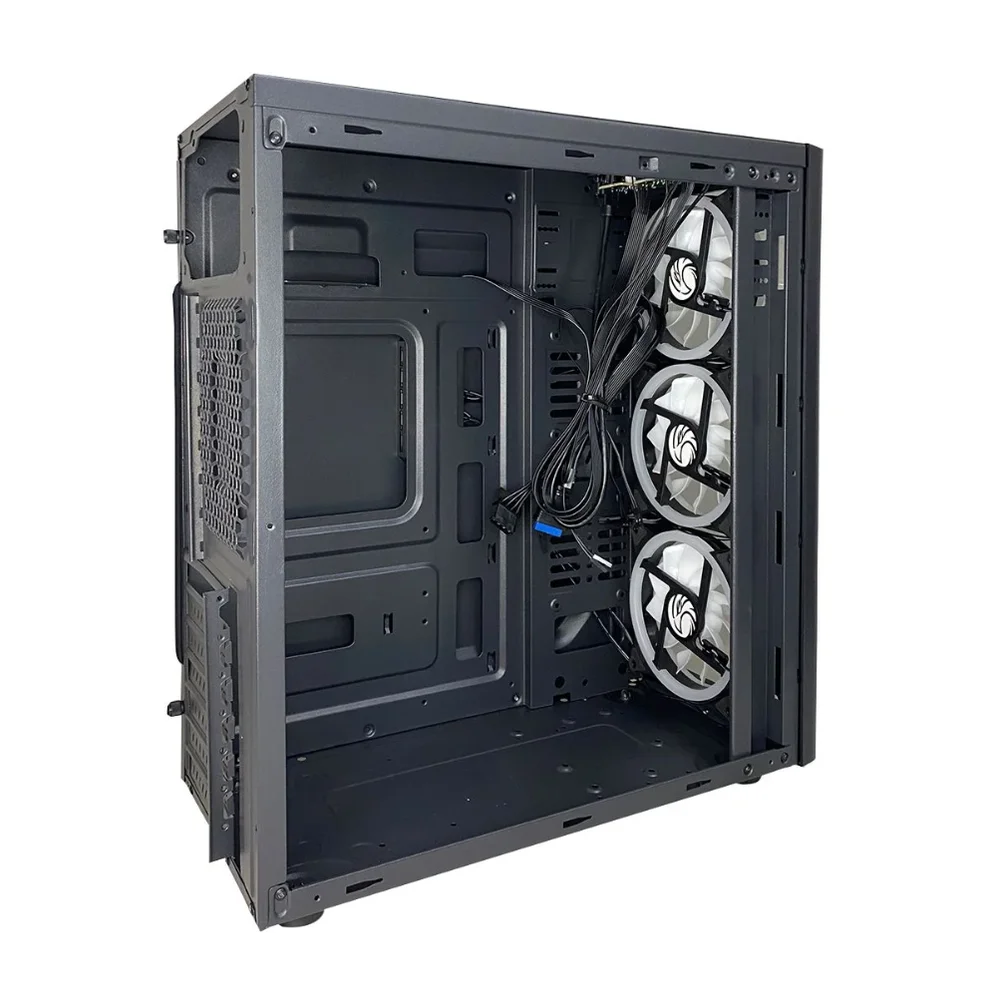 Imagem 4 de 5 do produto Gabinete Brazilpc Gamer ATX, BPC C2-2901, Black, 2xusb S/fonte