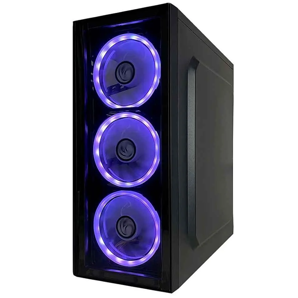 Imagem 5 de 5 do produto Gabinete Brazilpc Gamer ATX, BPC C2-2901, Black, 2xusb S/fonte
