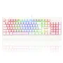 Teclado Mecânico Gamer Redragon Kala, RGB, Switch Blue Branco Com Rosa, abnt2 - K557wp