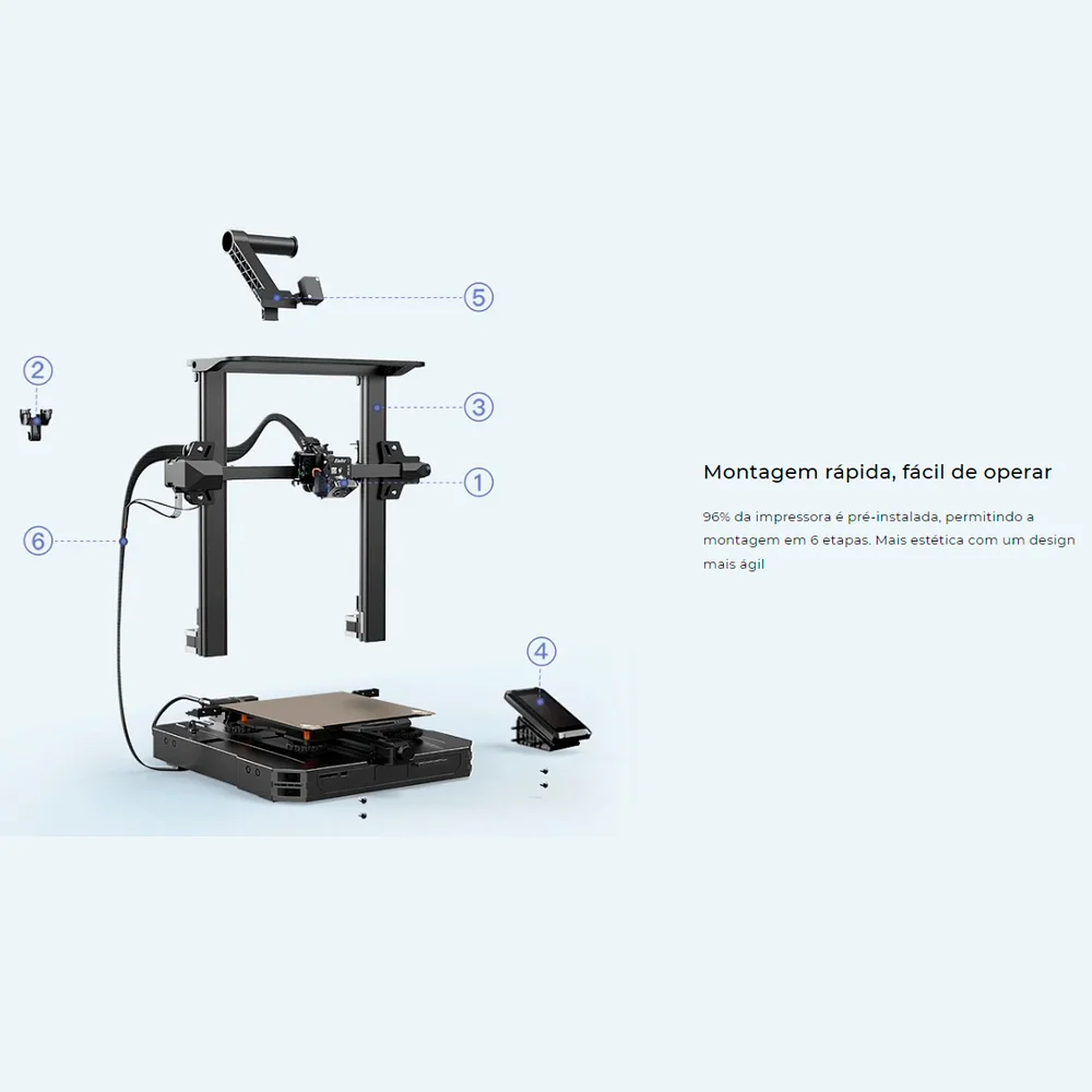 Impressora 3d Creality Ender3 S1 Pro Fdm KaBuM