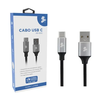 Cabo Micro Usb Para Usb A - 2.0 - 1,2m 5+, Santana -  018-0201
