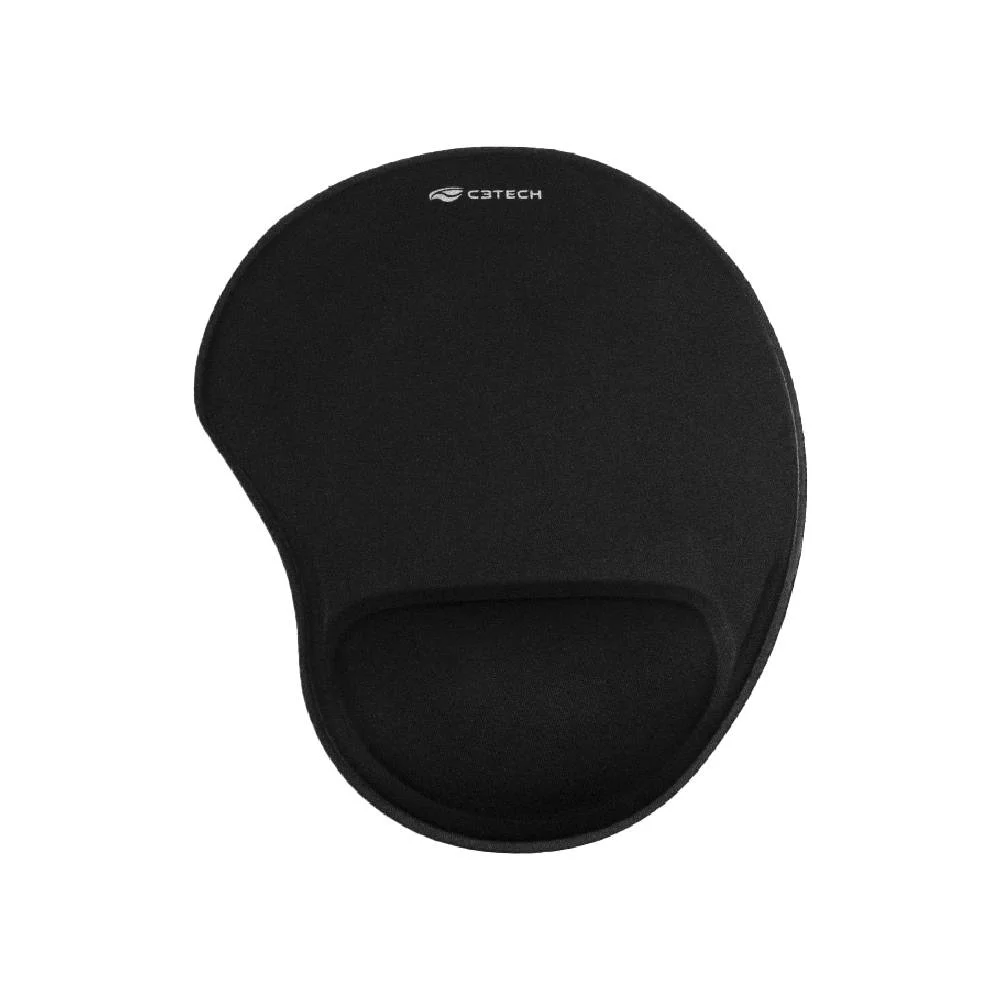 Imagem 2 de 5 do produto Mousepad C3Tech C/ Apoio Em Gel, Preto - Mp-50