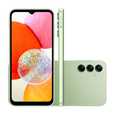 Smartphone Samsung Galaxy A14 Lte, 128GB, 4GB RAM, Octa-Core, Câmera Tripla 50MP, Tela 6.6 Infinita, Dual, 4G, Verde - Sm-A145mlgrzto