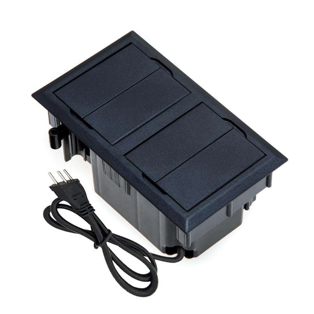 Caixa De Tomada Embutir 2 Tom. 10a, 1 Usb Dados, 1 Rj-45 Pt - Connect Caixa Tomada Caixa De Tomada Embutir 2 Tom. 10a, 1 Usb Dados, 1 Rj-45 Pt - Connect Caixa Tomada