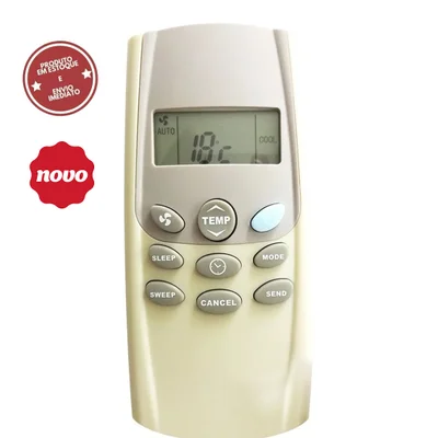 Controle Remoto Ar Carrier Fbg8069 Vc82894 Compatível
