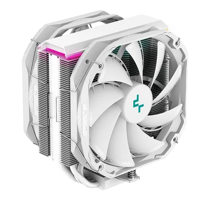 Cooler Para Processador Deepcool As500 Plus RGB Duas, Fan De 140mm, Branco Cor Do Led: Sem Led