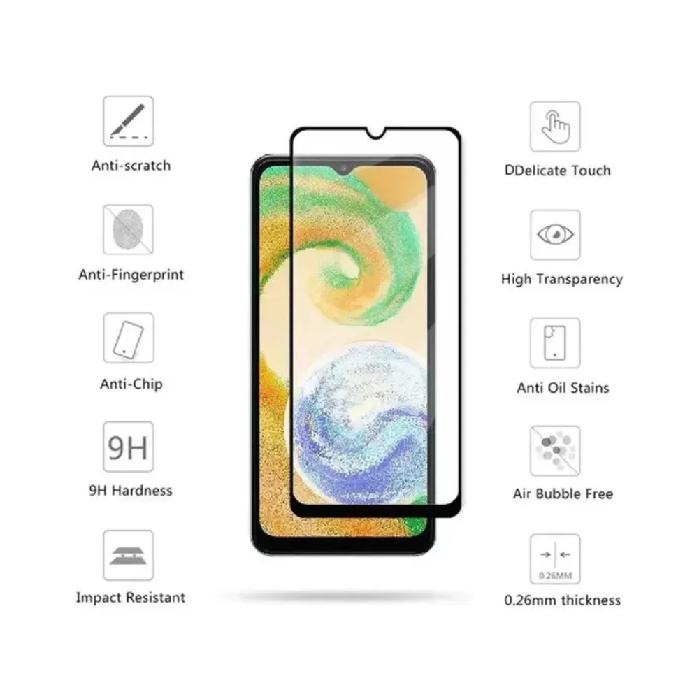Imagem 5 de 5 do produto Película Elxglass Para Galaxy A04s, Tela 6.5 Polegadas, Pelicula De Vidro 3d