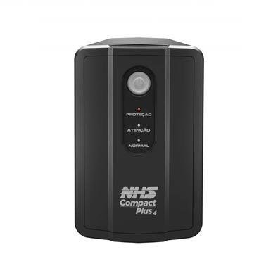 Nobreak Nhs Compact Plus 4 Senoidal, 1000va, Entrada Bivolt, Saída 220v Ou Conf 120v, 2 Bat 7ah/24v - 91.a0.a01002
