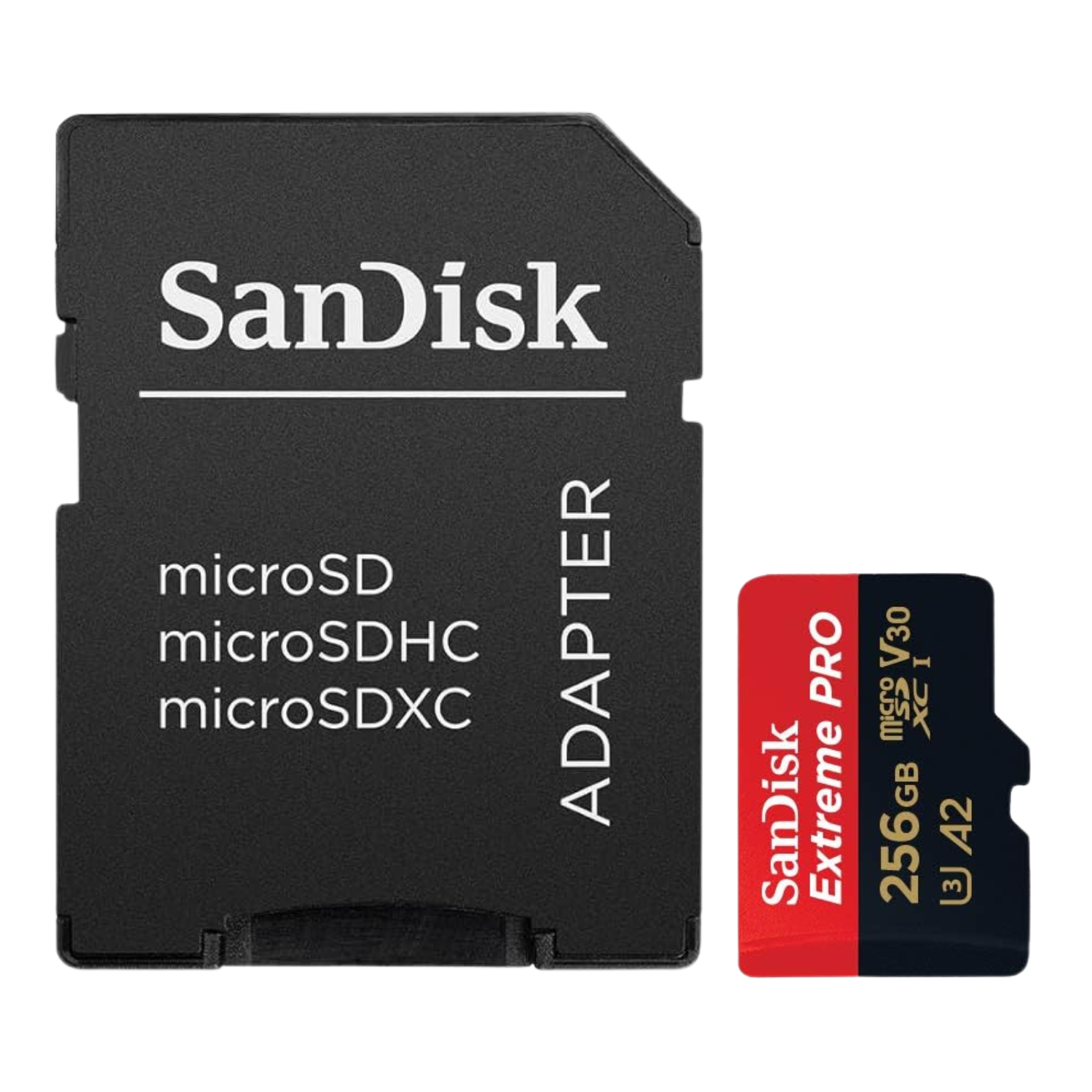 Cartão de Memória Sandisk UHS-I Extreme Pro, Micro SDXC, 256GB, 200MB/s, com Adaptador