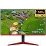 Monitor Gamer HQ, 22 Polegadas, Full HD LED, 75hz, 1ms, HDMI, Moba, Preto E Vermelho - 22ghq75
