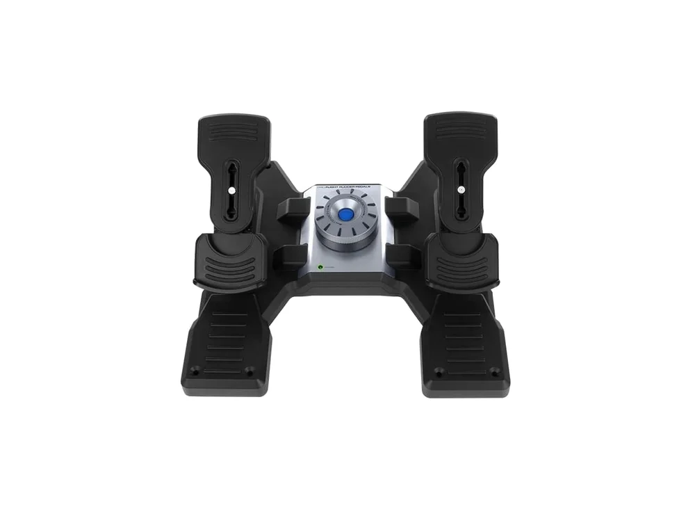 Pedais De Simulador De Voo Logitech Pro KaBuM