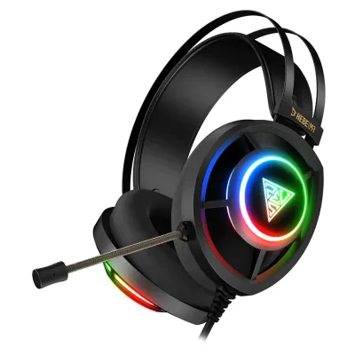 Headset Gamer Gamdias Hebe M3, RGB, Som  Surround 7.1,  Drivers 50mm, USB, Preto