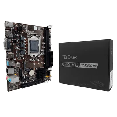 Placa Mãe Duex Dx B75zg M2, Intel 2ª/3ª Geração, DDR3, Socket LGA1155