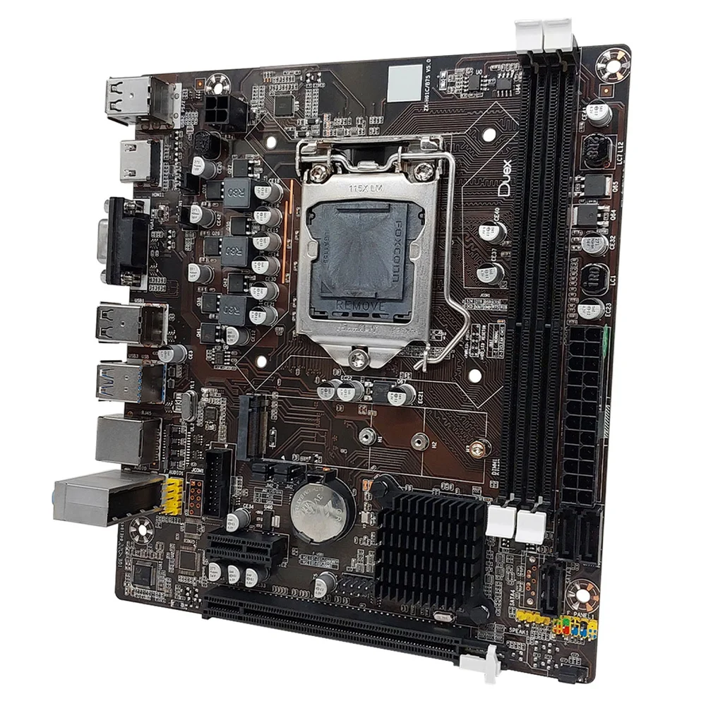 Imagem 4 de 5 do produto Placa Mãe Duex Dx B75zg M2, Intel 2ª/3ª Geração, DDR3, Socket LGA1155