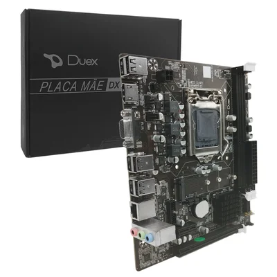 Placa Mãe Duex Dx H61z M2, Intel 2ª/3ª Geração, DDR3, Socket LGA1155