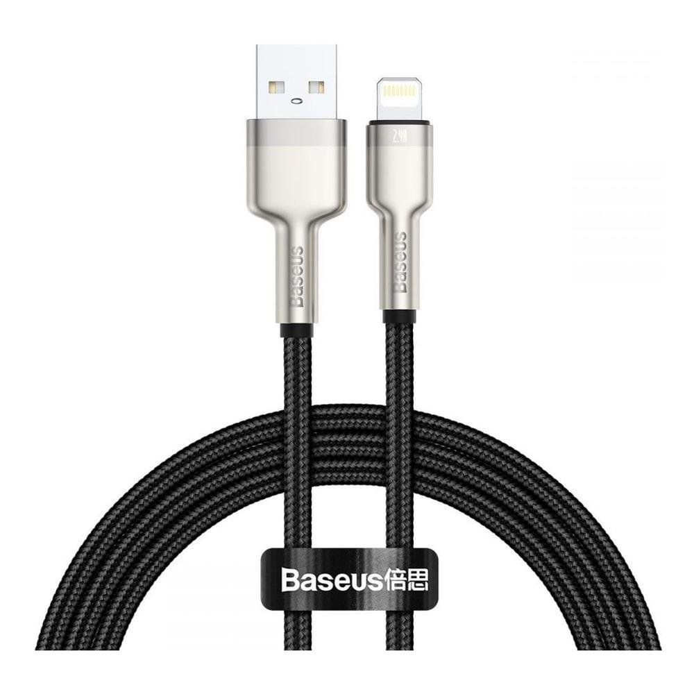 Cabo Lightning Baseus Cafule Metal 24a 2 Metros
