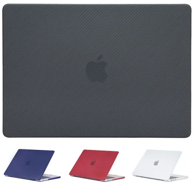 Capa Hars Fibra De Carbono Macbook Pro 16.2 Pol, A2485, Cor:preta