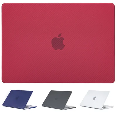 Capa Hars Fibra De Carbono Macbook Pro 16.2 Pol, A2485, Cor:rosa