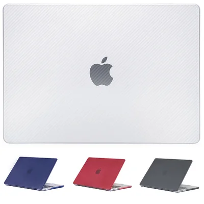 Capa Hars Fibra De Carbono Macbook Pro 14.2 Pol, A2779, Cor:transparente