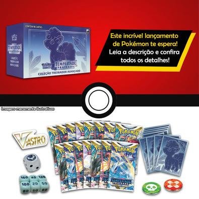 Box Cartas Pokémon Realeza Absoluta Lugia V e Unown V