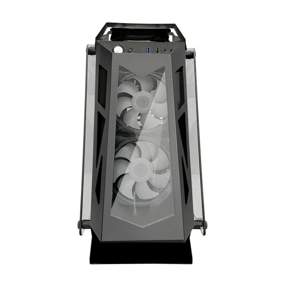 Imagem 5 de 5 do produto Gabinete Gamer Pixxo, Gs Preto RGB, Coler Fans, Lateral Vidro - Htlk6s23r6