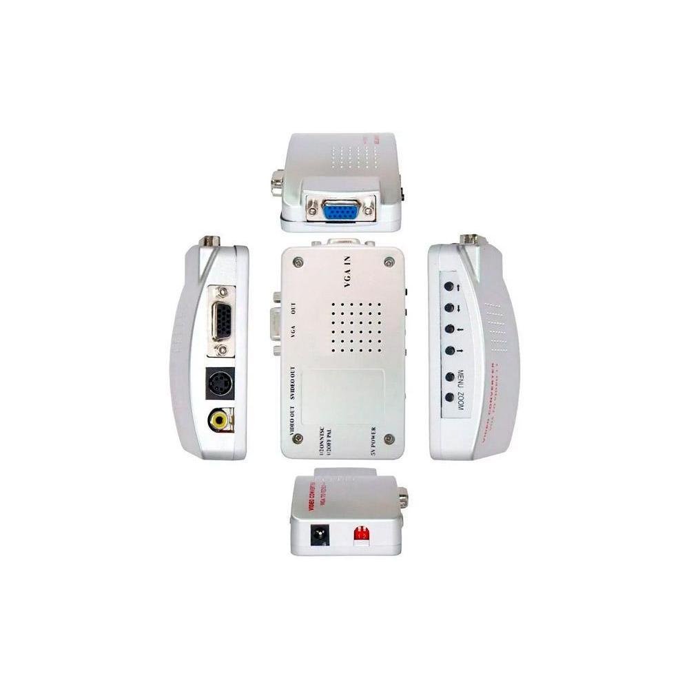 Imagem 4 de 4 do produto Conversor E Adaptador Exbom Pctv, VGA Para RCA S-Vídeo