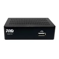 Conversor Digital HDTV Proeletronic, C/ Gravador, Entrada USB, Função Multimídia P/ Filme E Música - Prodt-1270