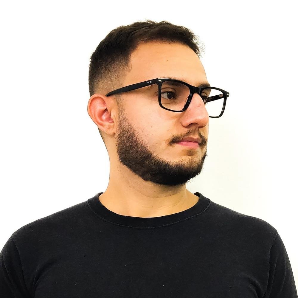 Óculos LP Vision Gamer, Clássico, Com Filtro Bloqueador Contra Luz Azul - Preto Óculos LP Vision Gamer, Clássico, Com Filtro Bloqueador Contra Luz Azul - Preto