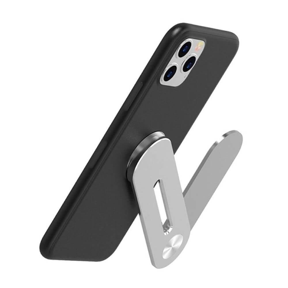 Imagem 3 de 5 do produto Suporte De Celular Magnético, Para Notebook Em Alumínio