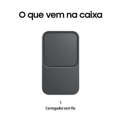 Carregador Sem Fio Samsung Rápido Duo Pad, 15w — foto 4