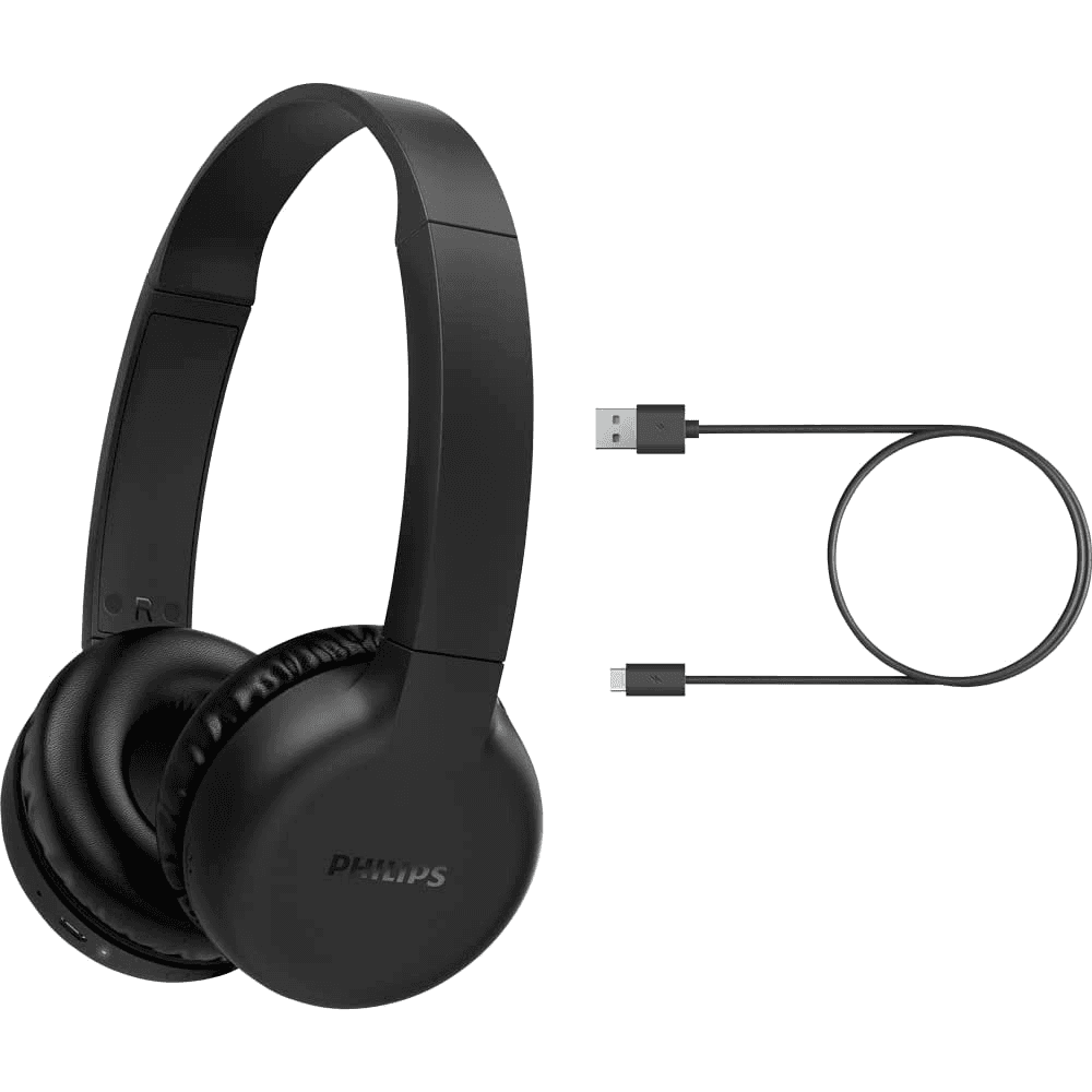 Headphone Philips Wireless, Bluetooth, Preto - Tah1205bk/00 Headphone Philips Wireless, Bluetooth, Preto - Tah1205bk/00