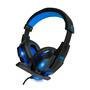 Headset Gamer Dex Df-81, LED Azul, USB/P2, Preto + Adaptador Y P3, Ps4/Pc