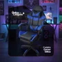 Cadeira Gamer Webshop Stillus, Até 120KG, Ergonômica, Apoio Para os Pés, Azul