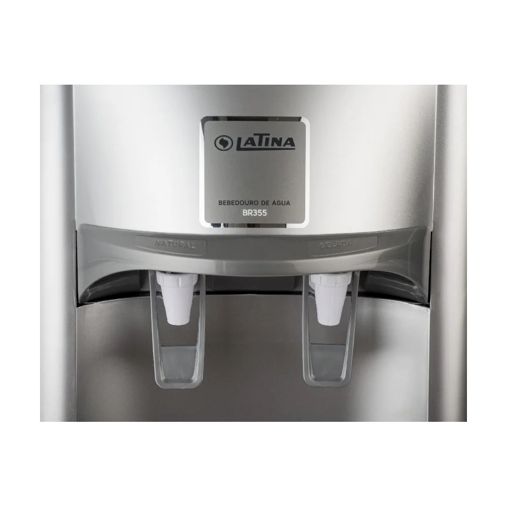 Imagem 2 de 5 do produto Bebedouro De Água Latina, Br355, Branco, Acquaice Compressor, 220v