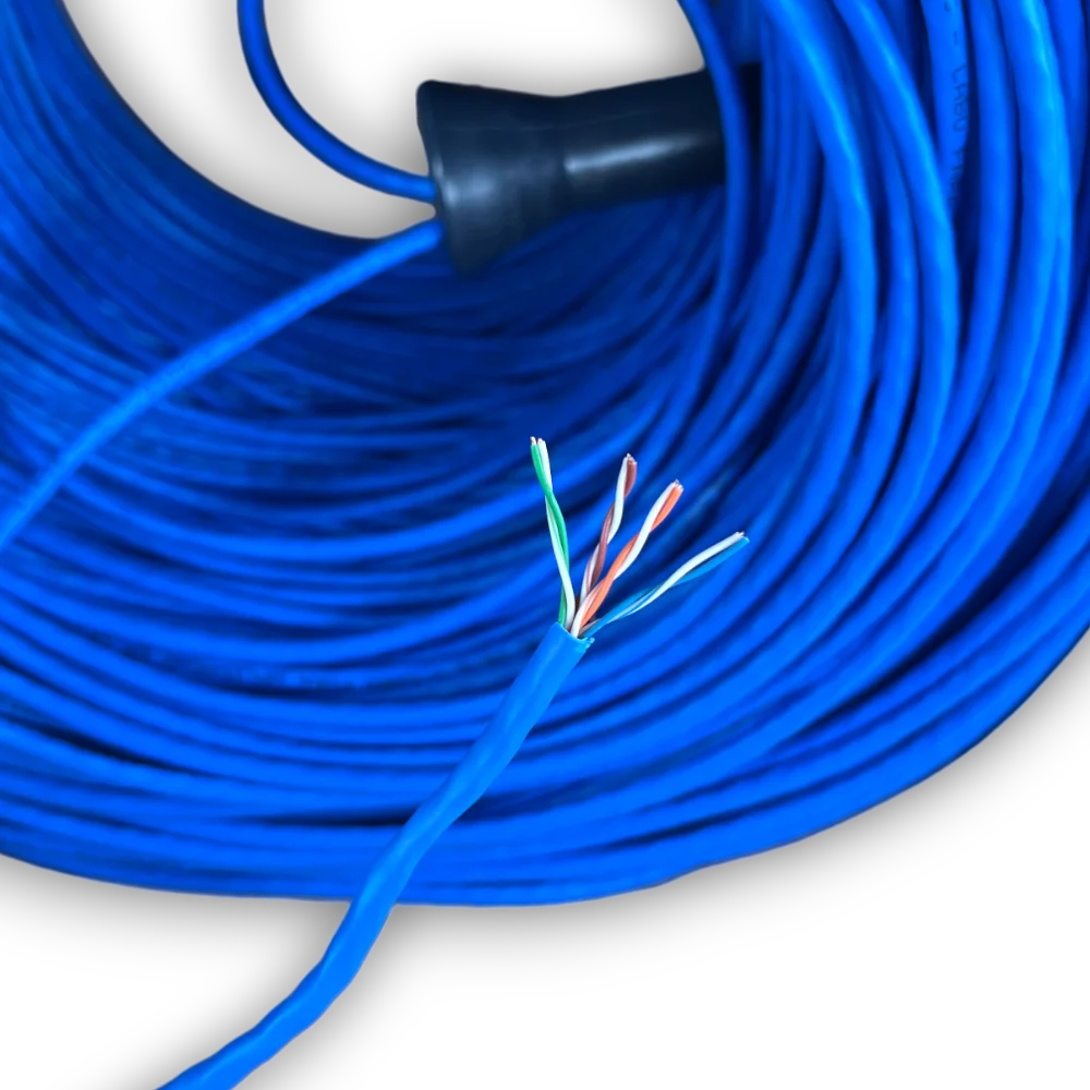 Cabo De Rede Para CFTV UTP 300m 4 pares Azul