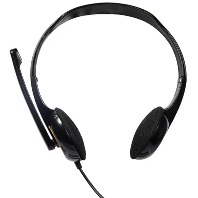 Headset Talk Oex Hs108 Tipo C Haste Ajustável, Preto