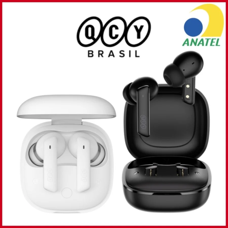 Imagem 5 de 5 do produto Fone Qcy Melobuds Anc Ht05 Bluet 5.2 Cancel.ruido, Modo Gamer, Cor:preto