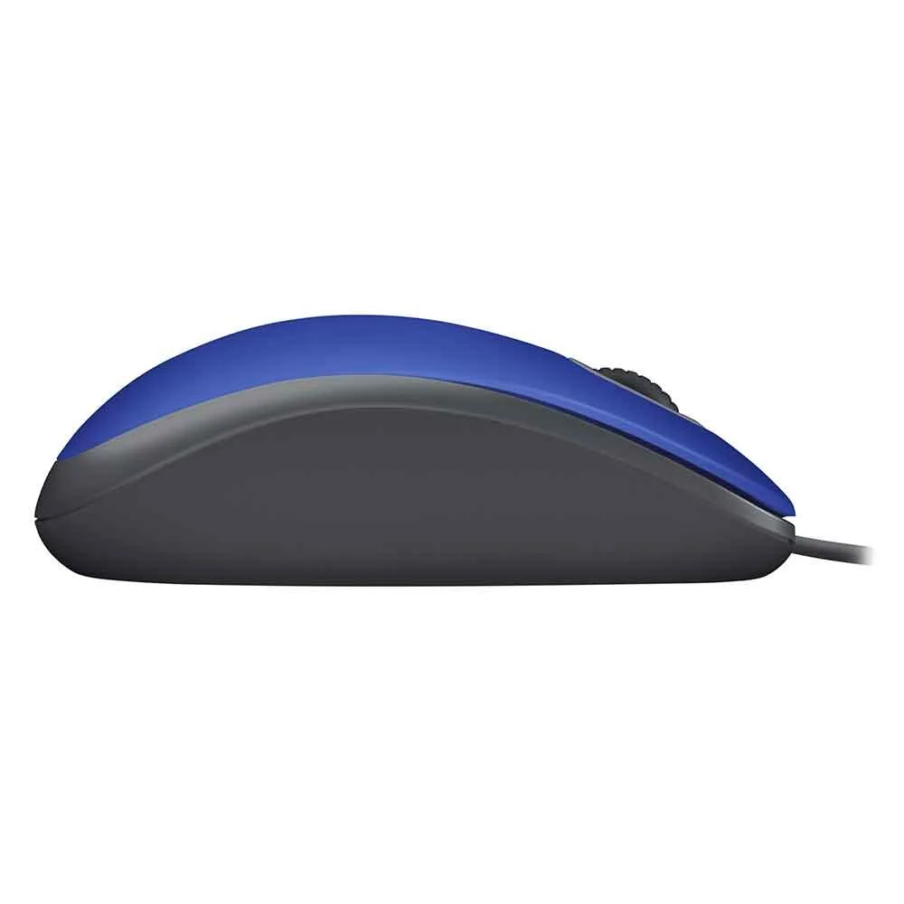 Imagem 2 de 5 do produto Mouse Com Fio, Logitech M110 Silent, USB, Azul - 910-006662